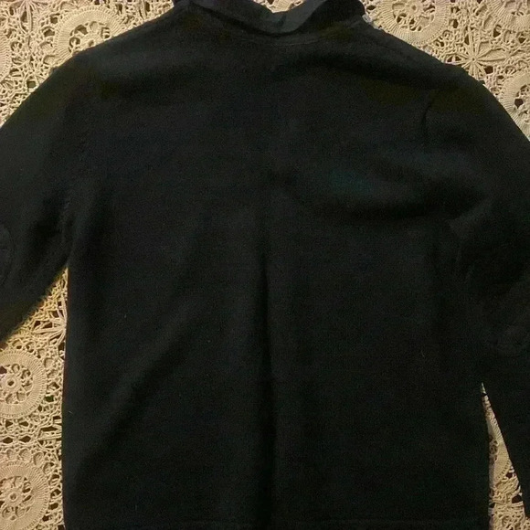 Lauren Ralph Lauren cotton sweater with satin collar - Picture 5 of 5